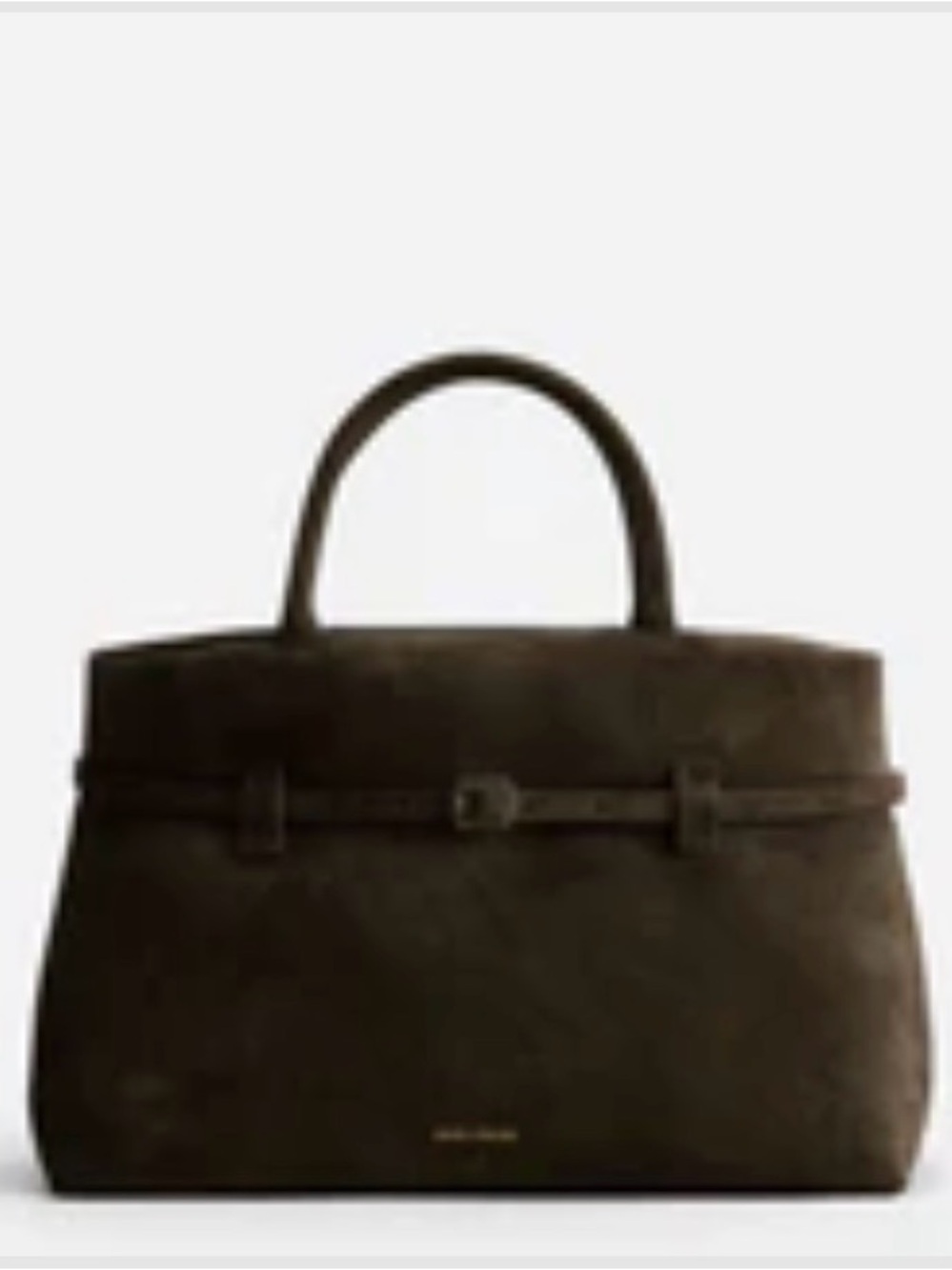 Manu Atelier Le Cambon 35 in Tobacco Green suede